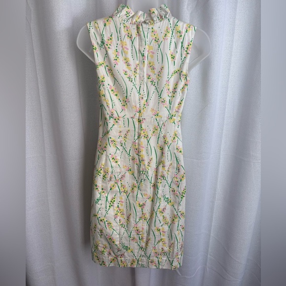 Lilly Pulitzer Adeline Ruffle‎ Grass Shift Dress Size 0 EUC 0319 - Picture 5 of 12